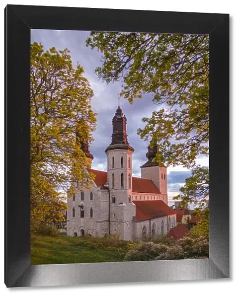 Sweden, Gotland Island, Visby, Visby Sankta Maria domkyrka cathedral, 12th century