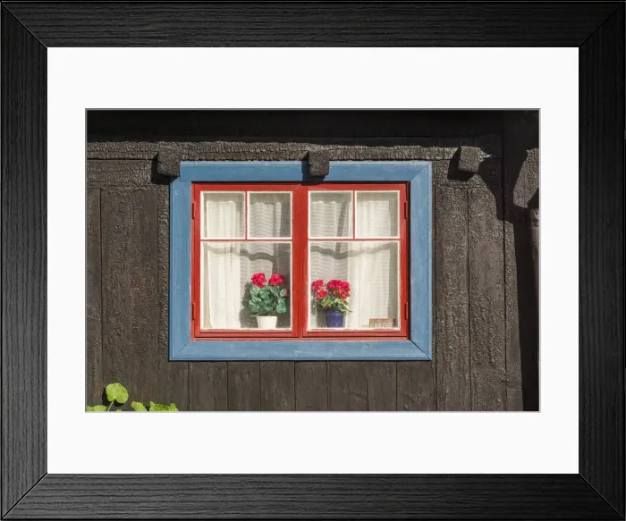 Framed Print : Sweden, Gotland Island, Visby, house detail Framed Print : Sweden, Gotland Island, Visby, house detail
