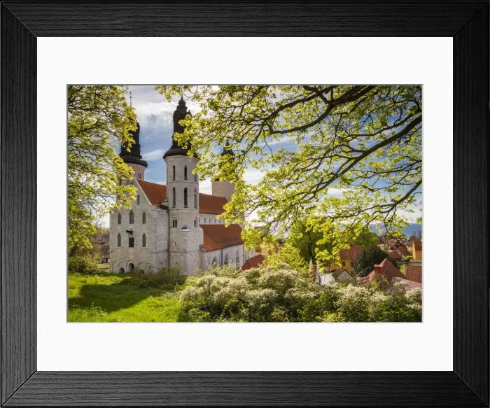 Framed Print : Sweden, Gotland Island, Visby, Visby Sankta Maria domkyrka cathedral, 12th century Framed Print : Sweden, Gotland Island, Visby, Visby Sankta Maria domkyrka cathedral, 12th century