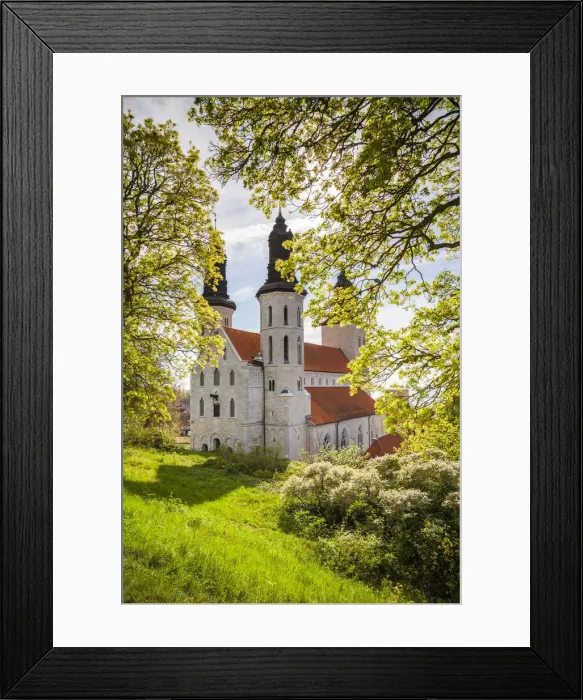 Framed Print : Sweden, Gotland Island, Visby, Visby Sankta Maria domkyrka cathedral, 12th century Framed Print : Sweden, Gotland Island, Visby, Visby Sankta Maria domkyrka cathedral, 12th century