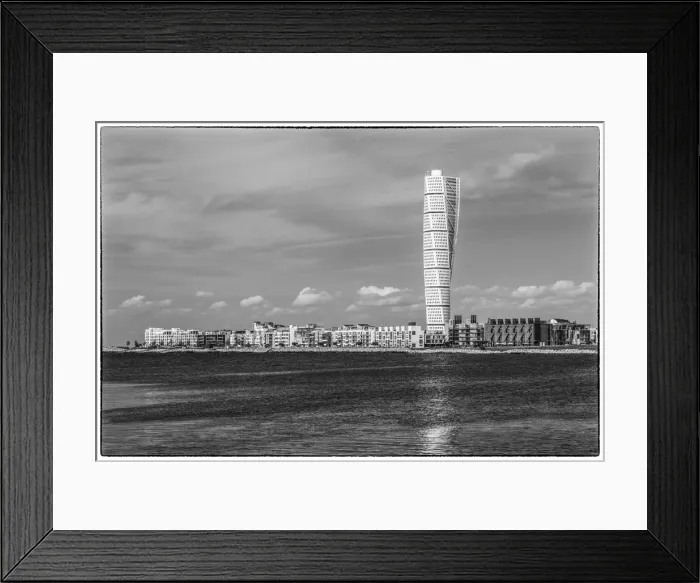 Framed Print : Sweden, Scania, Malmo, Turning Torso building, designed by architect Santisgo Calatrava Framed Print : Sweden, Scania, Malmo, Turning Torso building, designed by architect Santisgo Calatrava