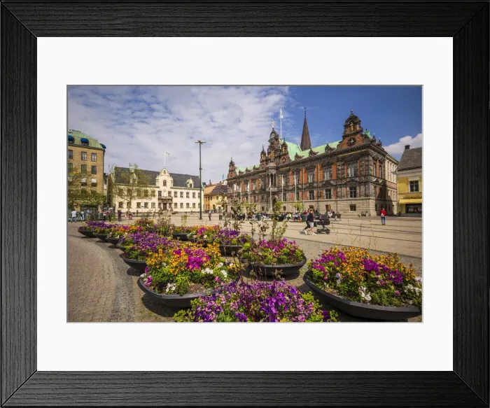 Framed Print : Sweden, Scania, Malmo, Stortorget square, Radhuset, city hall Framed Print : Sweden, Scania, Malmo, Stortorget square, Radhuset, city hall