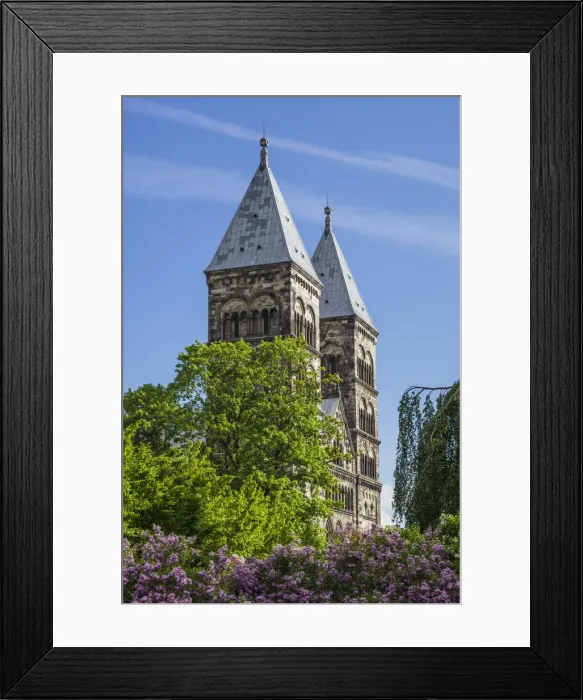 Framed Print : Sweden, Scania, Lund, Lund domkyrka cathedral, exterior Framed Print : Sweden, Scania, Lund, Lund domkyrka cathedral, exterior
