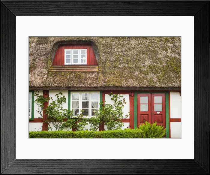 Framed Print : Sweden, Scania, Arild, village detail Framed Print : Sweden, Scania, Arild, village detail