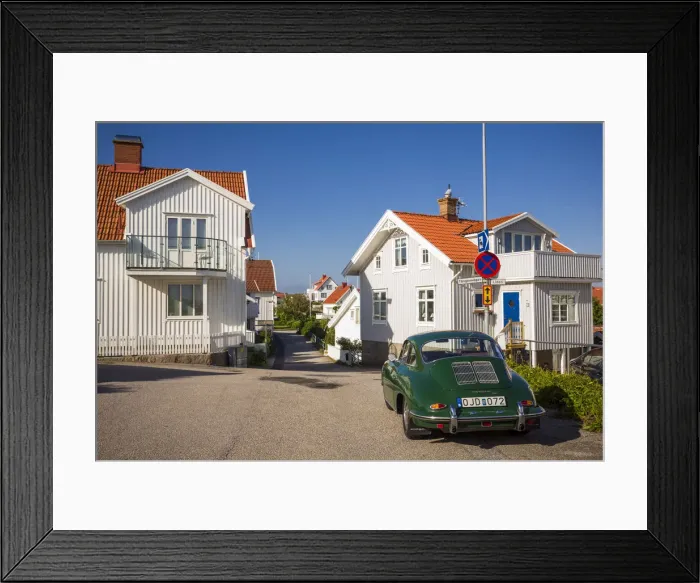 Framed Print : Sweden, Bohuslan, Kungshamn, Fisketangen, old fishermans neighborhood Framed Print : Sweden, Bohuslan, Kungshamn, Fisketangen, old fishermans neighborhood