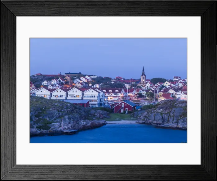 Framed Print : June 2019. Bohuslan, Europe, Kungshamn, Scandinavia Framed Print : June 2019. Bohuslan, Europe, Kungshamn, Scandinavia
