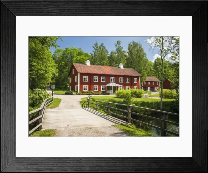 Framed Print : Sweden, Vastmanland, Angelsberg, Angelsberg Bruk, 18th century ironworks Framed Print : Sweden, Vastmanland, Angelsberg, Angelsberg Bruk, 18th century ironworks