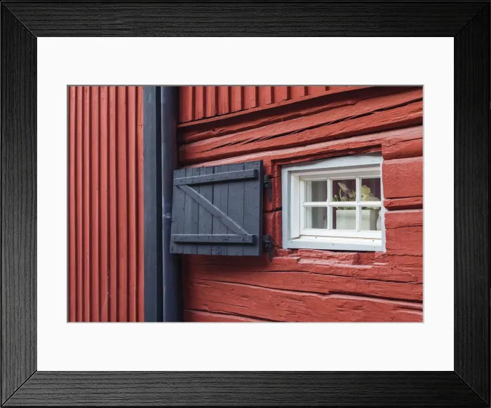 Framed Print : Sweden, Vastmanland, Vasteras, traditional architecture of the Kyrkbacken 18th century Framed Print : Sweden, Vastmanland, Vasteras, traditional architecture of the Kyrkbacken 18th century