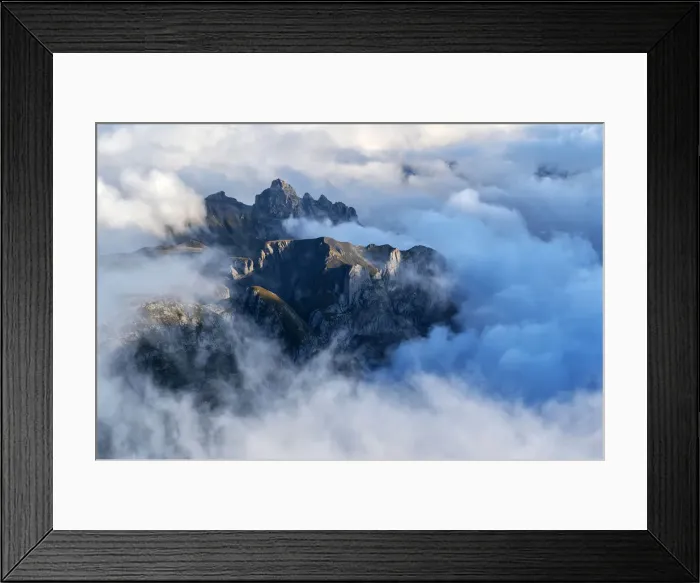 Framed Print : Switzerland, Bernese Alps, view from Schillthorn