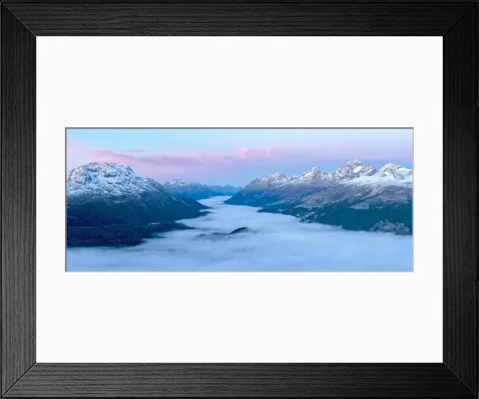 Framed Print : Switzerland, Swiss Alps, Graubuenden, Engadine, view from Muottas Muragl over St. Moritz Framed Print : Switzerland, Swiss Alps, Graubuenden, Engadine, view from Muottas Muragl over St. Moritz