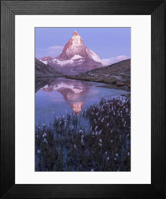 Framed Print : Switzerland, Swiss Alps, Valais, Zermatt, Matterhorn