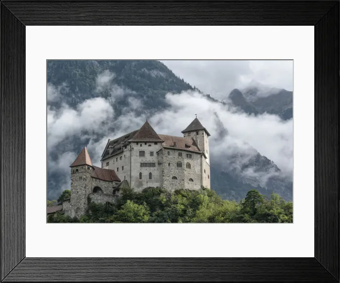 Framed Print : Liechtenstein, Balzers, Gutenberg Castle Framed Print : Liechtenstein, Balzers, Gutenberg Castle