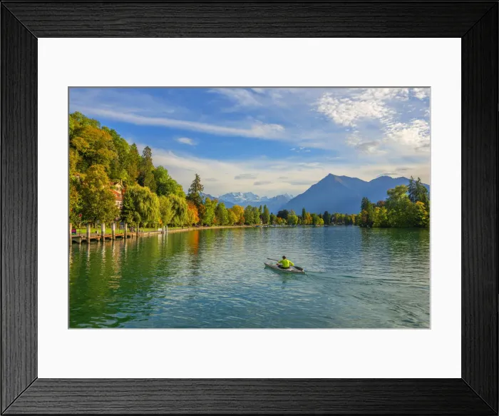 Framed Print : Thun with River Aare, Berner Oberland, Switzerland Framed Print : Thun with River Aare, Berner Oberland, Switzerland