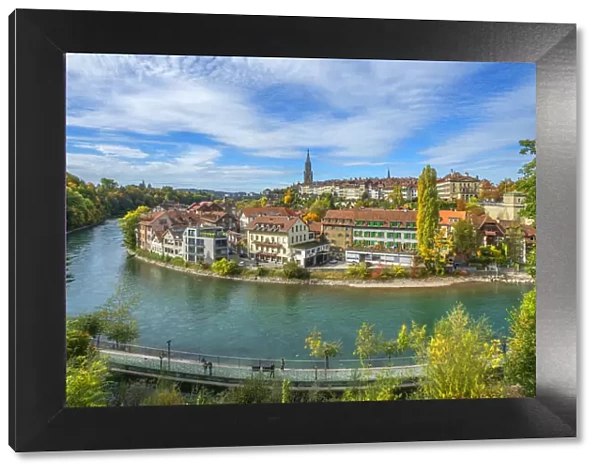 View on Berne with river Aare, Switzerland