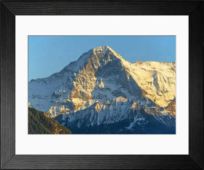 Framed Print : View from Beatenberg on Eiger, Berner Oberland, Switzerland Framed Print : View from Beatenberg on Eiger, Berner Oberland, Switzerland