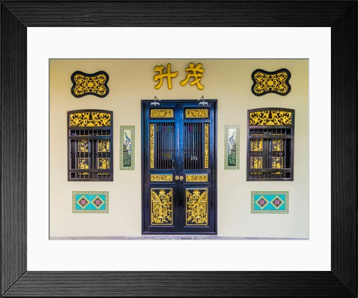 Framed Print : Old Town Phuket, Phuket, Thailand