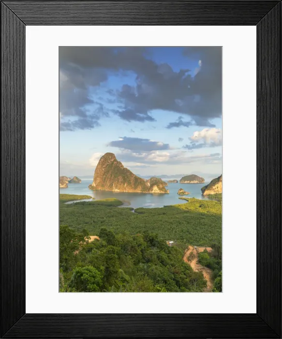 Framed Print : Ao Phang-nga National Park, Phang Nga Province, Thailand Framed Print : Ao Phang-nga National Park, Phang Nga Province, Thailand