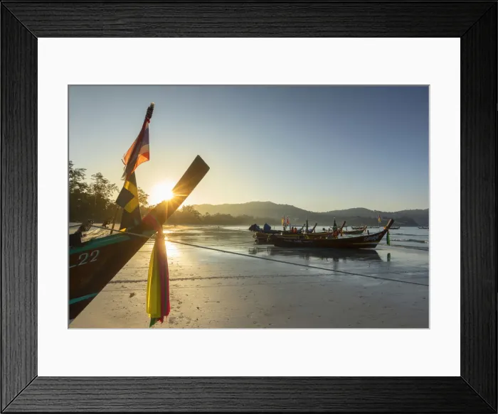 Framed Print : Kata Beach at sunrise, Phuket, Thailand