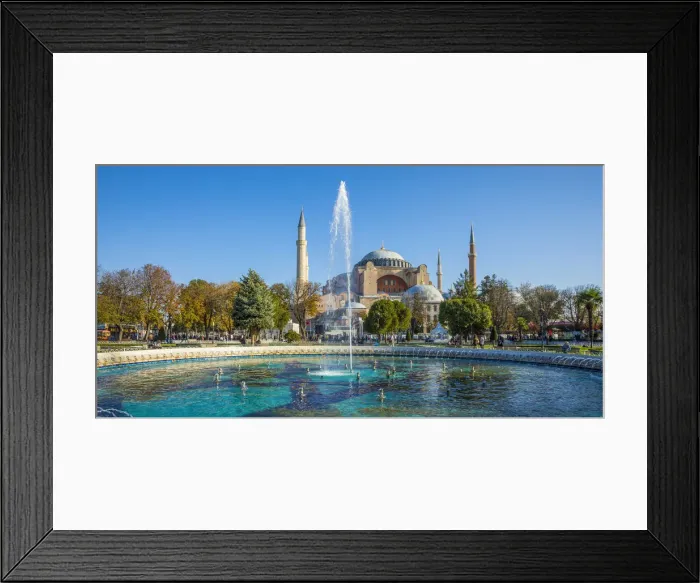 Framed Print : Hagia Sofia (Byzantine basilica and UNESCO World Heritage Site), Sultanahmet, Istanbul Framed Print : Hagia Sofia (Byzantine basilica and UNESCO World Heritage Site), Sultanahmet, Istanbul