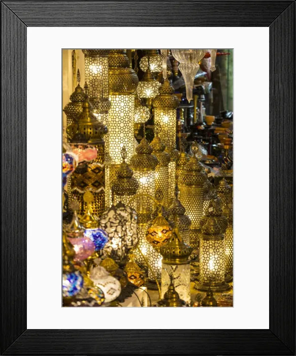 Framed Print : Lantern shop in the Grand Bazaar, Istanbul, Turkey Framed Print : Lantern shop in the Grand Bazaar, Istanbul, Turkey