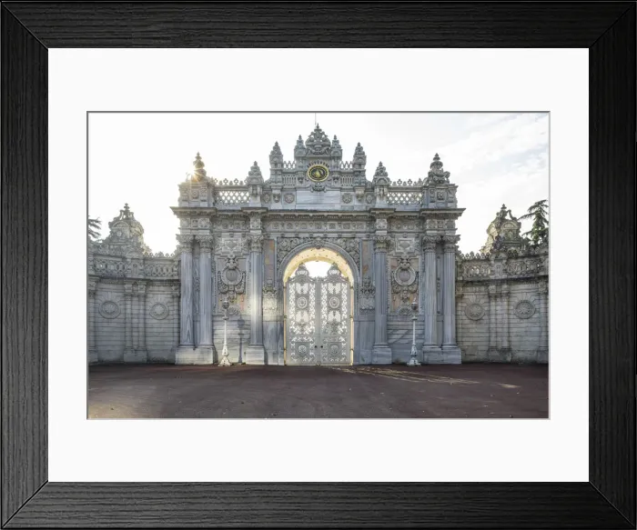 Framed Print : Imperial Gate, Dolmabahce Palace, Besiktas, Istanbul, Turkey Framed Print : Imperial Gate, Dolmabahce Palace, Besiktas, Istanbul, Turkey