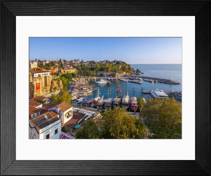 Framed Print : Old Harbour, Kaleici, Antalya, Turkey Framed Print : Old Harbour, Kaleici, Antalya, Turkey