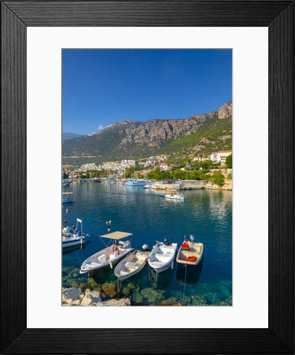 Framed Print : Kas Harbour, Kas, Turkey Framed Print : Kas Harbour, Kas, Turkey