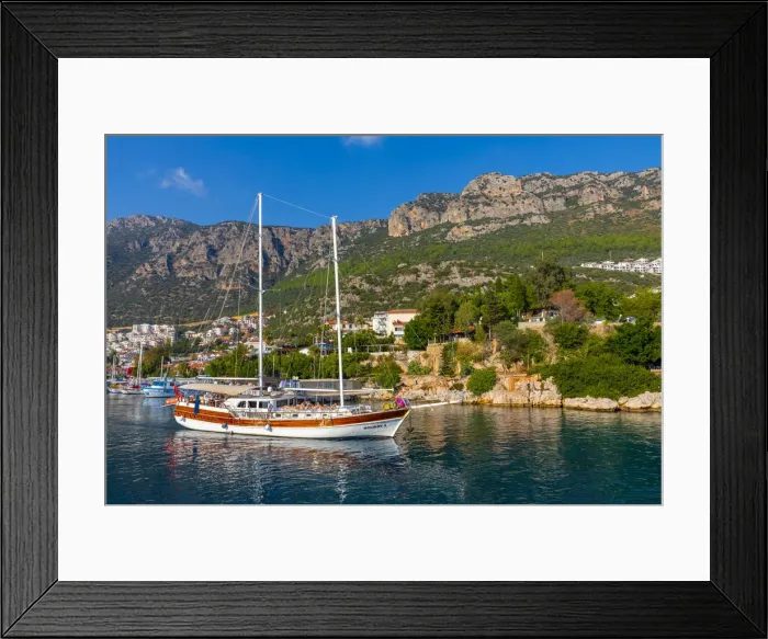 Framed Print : Kas Harbour, Kas, Turkey Framed Print : Kas Harbour, Kas, Turkey