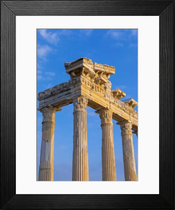 Framed Print : Apollo Temple, Side, Turkey