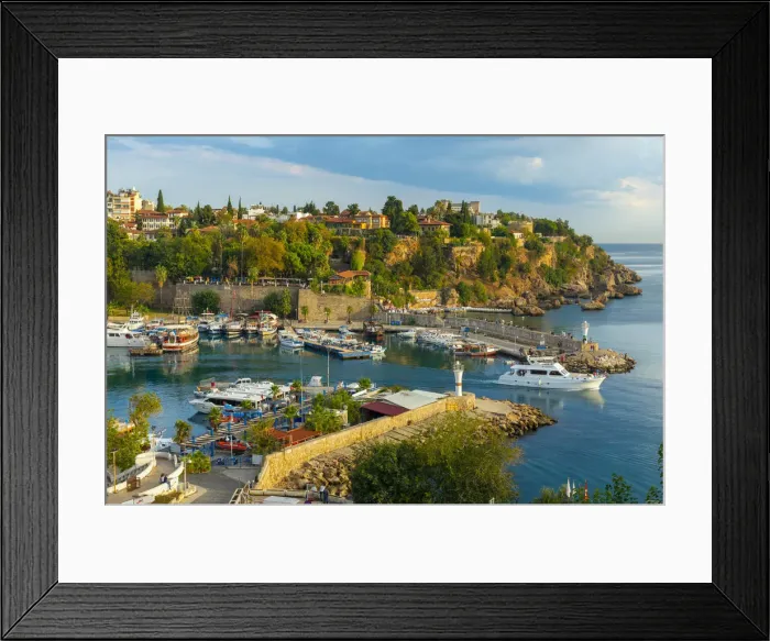 Framed Print : Old Harbour, Kaleici, Antalya, Turkey Framed Print : Old Harbour, Kaleici, Antalya, Turkey