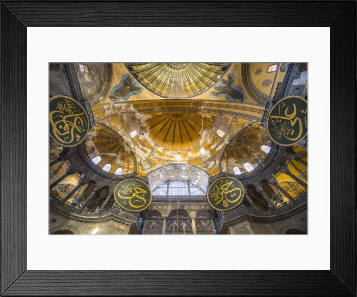 Framed Print : Hagia Sofia (Byzantine basilica and UNESCO World Heritage Site), Sultanahmet, Istanbul Framed Print : Hagia Sofia (Byzantine basilica and UNESCO World Heritage Site), Sultanahmet, Istanbul