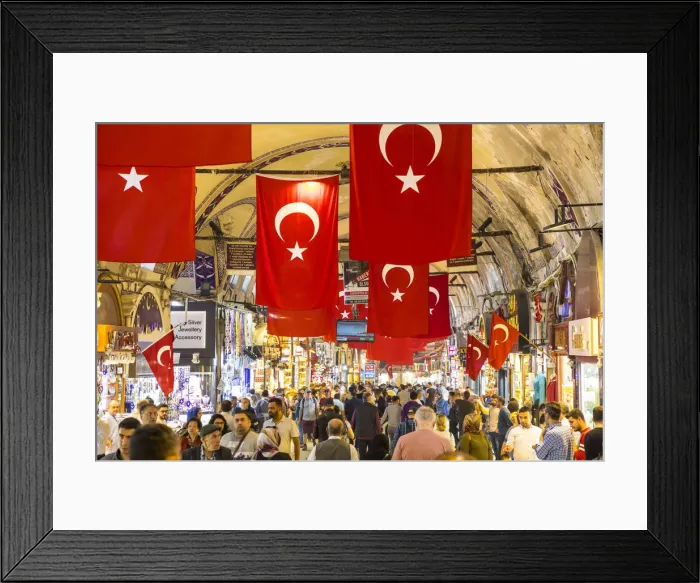 Framed Print : Grand Bazaar, Istanbul, Turkey