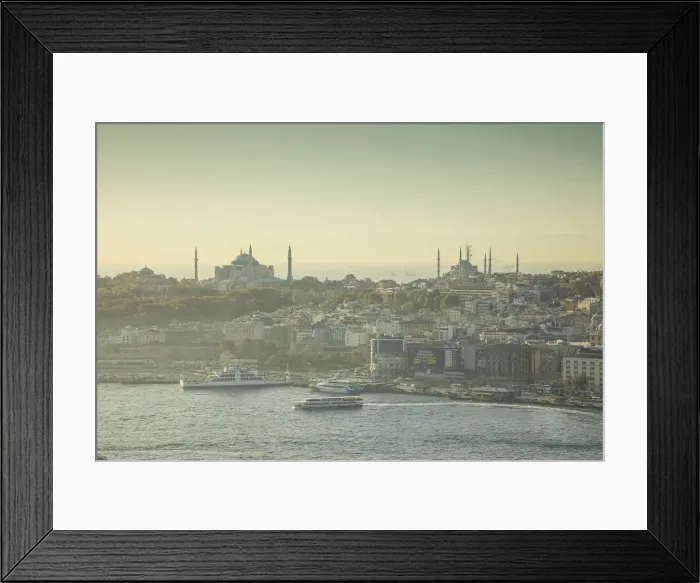 Framed Print : Skyline of Sultanahmet and the Golden Horn, Istanbul, Turkey Framed Print : Skyline of Sultanahmet and the Golden Horn, Istanbul, Turkey