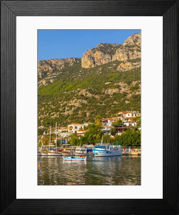 Framed Print : Kas Harbour, Kas, Turkey Framed Print : Kas Harbour, Kas, Turkey