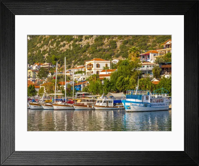 Framed Print : Kas Harbour, Kas, Turkey Framed Print : Kas Harbour, Kas, Turkey