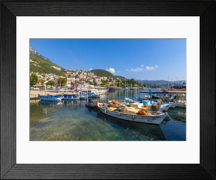 Framed Print : Kas Harbour, Kas, Turkey Framed Print : Kas Harbour, Kas, Turkey