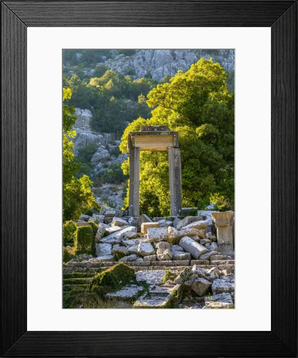 Framed Print : Temple of Hadrian, Termessos, Turkey Framed Print : Temple of Hadrian, Termessos, Turkey