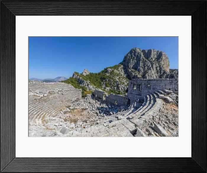 Framed Print : Theatre, Termessos, Turkey Framed Print : Theatre, Termessos, Turkey