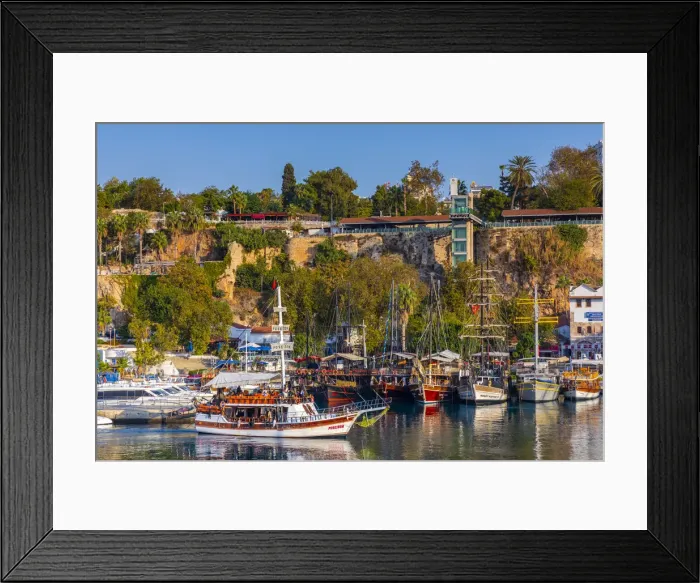 Framed Print : Antalya Harbour with New Lift and Viewing Area, Antalya, Turkey Framed Print : Antalya Harbour with New Lift and Viewing Area, Antalya, Turkey