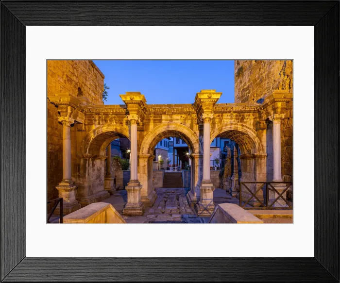 Framed Print : Hadrians Gate, Antalya, Turkey