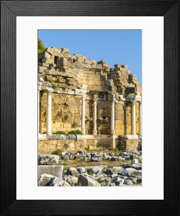 Framed Print : State Agora, Side, Turkey Framed Print : State Agora, Side, Turkey