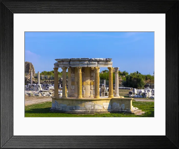 Framed Print : Temple of Tyche, Side, Turkey Framed Print : Temple of Tyche, Side, Turkey