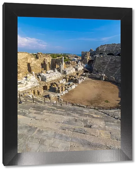 Amphitheatre at Side, Side, Turkey