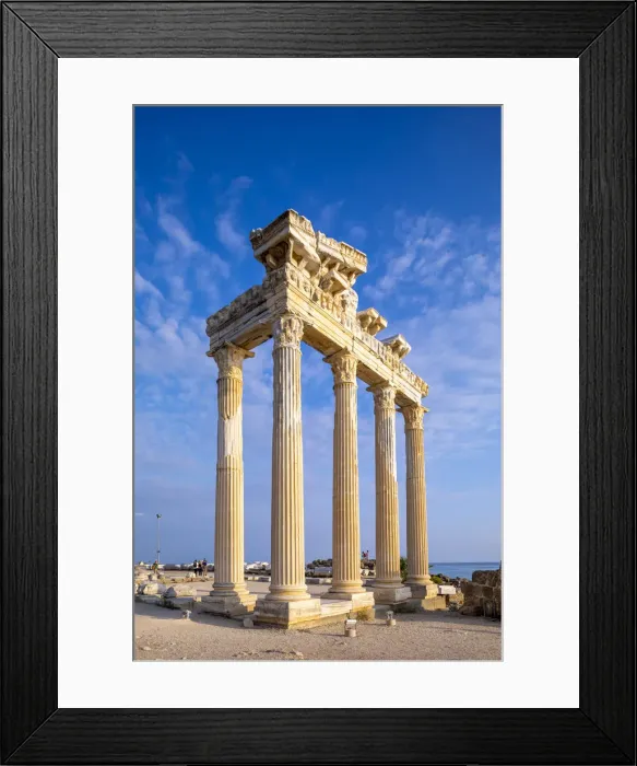 Framed Print : Apollo Temple, Side, Turkey Framed Print : Apollo Temple, Side, Turkey