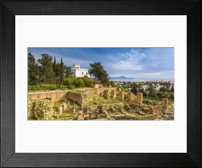 Framed Print : Tunisia, Tunis, Carthage, Byrsa Hill, Ruins Framed Print : Tunisia, Tunis, Carthage, Byrsa Hill, Ruins