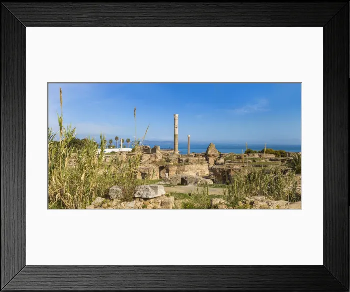 Framed Print : Tunisia, Tunis, Carthage, Antonine Baths Framed Print : Tunisia, Tunis, Carthage, Antonine Baths