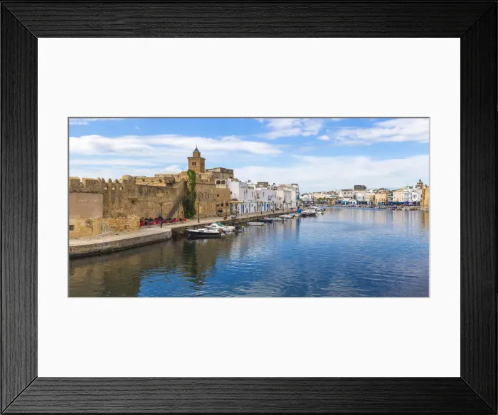 Framed Print : Tunisia, Bizerte, Fort Sedi Henni and Aquarium Framed Print : Tunisia, Bizerte, Fort Sedi Henni and Aquarium