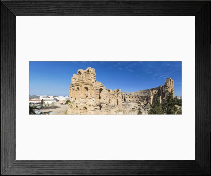 Framed Print : Tunisia, El Jem, Roman Amphitheatre Framed Print : Tunisia, El Jem, Roman Amphitheatre