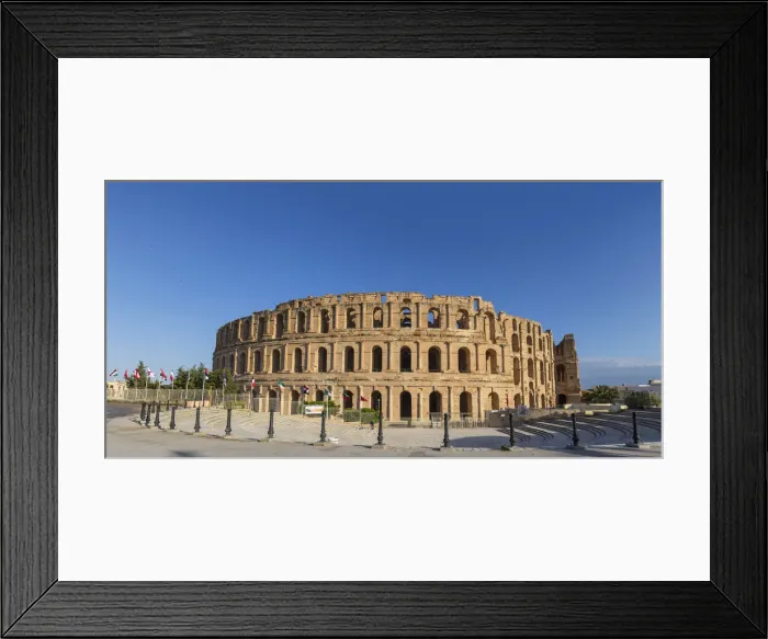 Framed Print : Tunisia, El Jem, Roman Amphitheatre