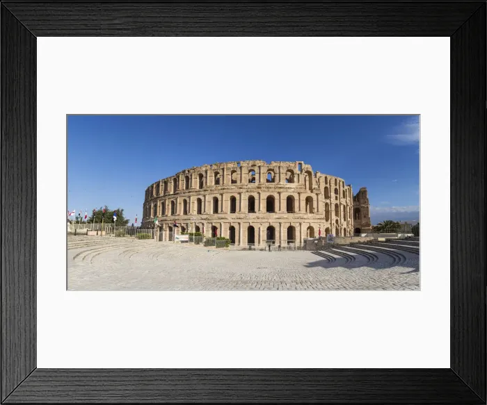Framed Print : Tunisia, El Jem, Roman Amphitheatre